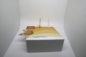 PVC impreso, plegado, fresado con soportes para colgar - Imagen 6