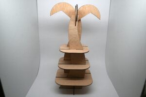 Estantería decorativa. Se puede fabricar en madera, ocb, panal de abeja o metacrilato