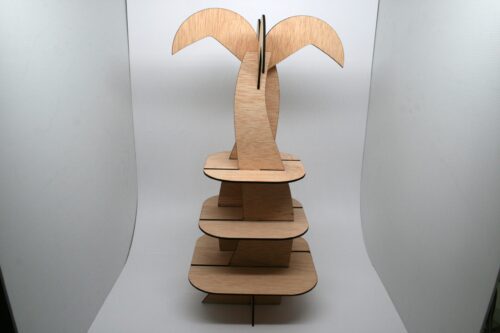 Estantería decorativa. Se puede fabricar en madera, ocb, panal de abeja o metacrilato